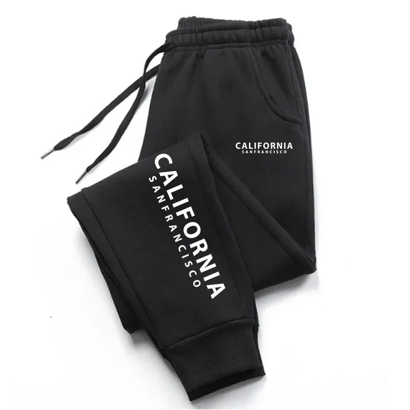 Letter Print Casual Sweatpants