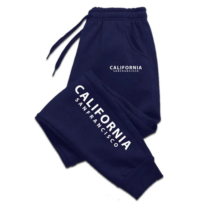 Letter Print Casual Sweatpants