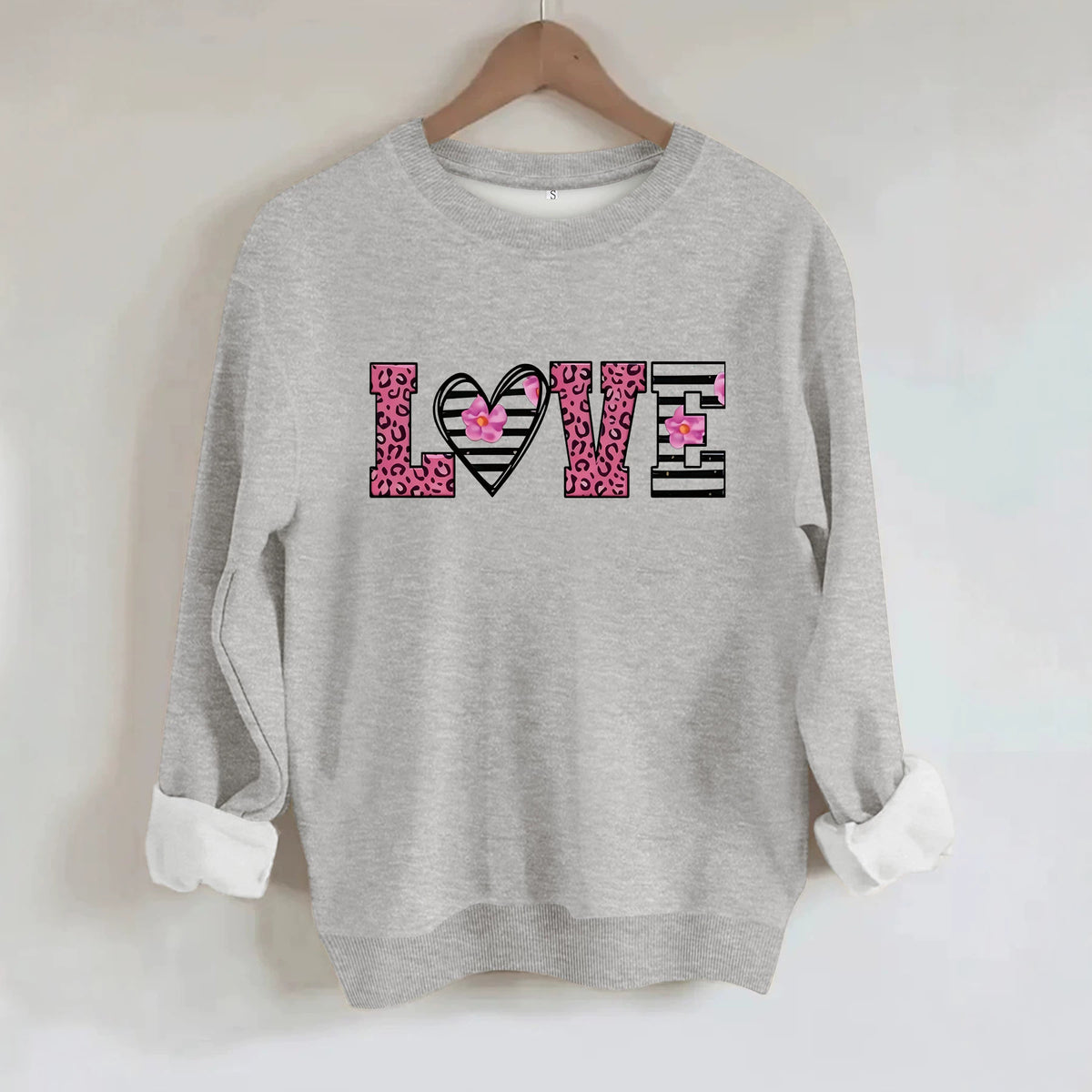 Long sleeved fleece hoodie