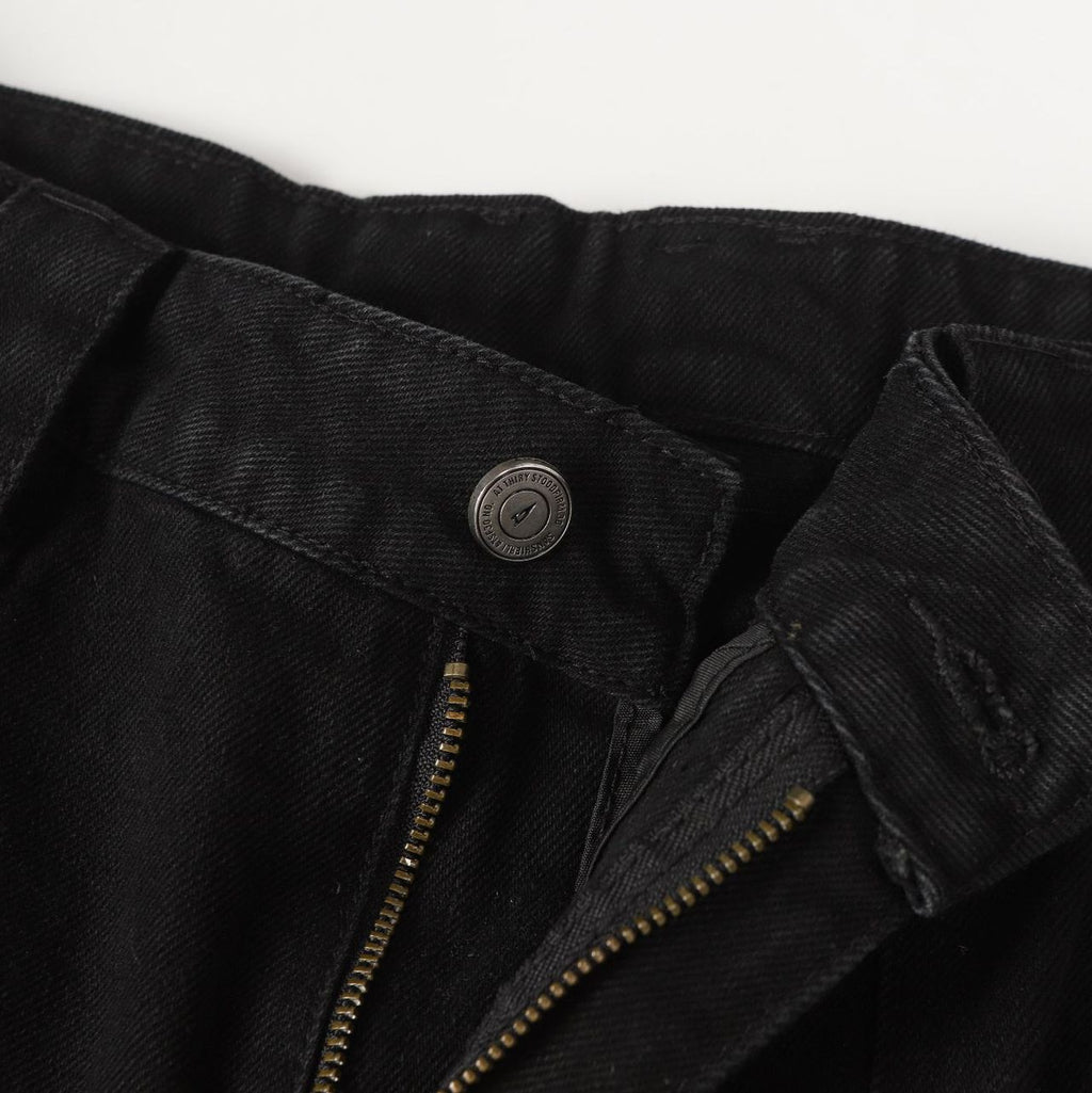 Street Style High-Quality Washed Workwear Pocket Detachable Denim Long Pants