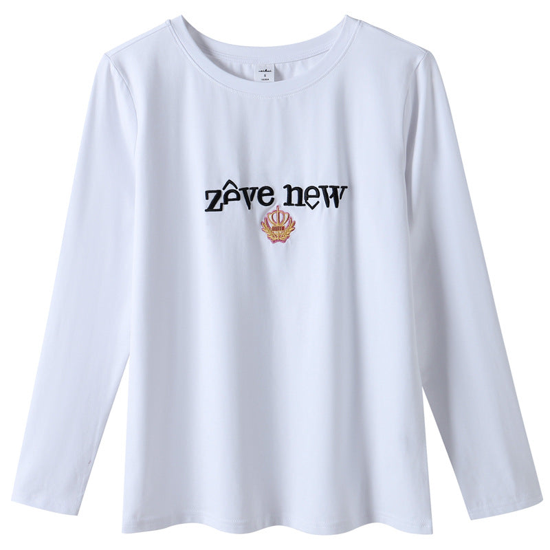 Long sleeved slim fit T-shirt