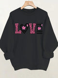 Long sleeved fleece hoodie